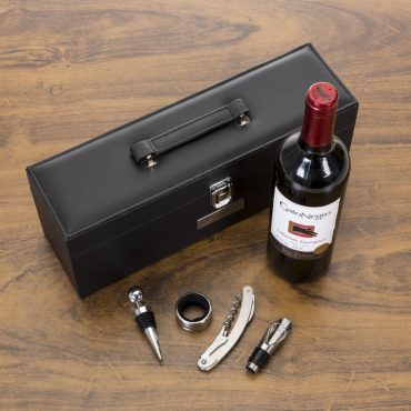 Maleta kit Vinho 4 Peças