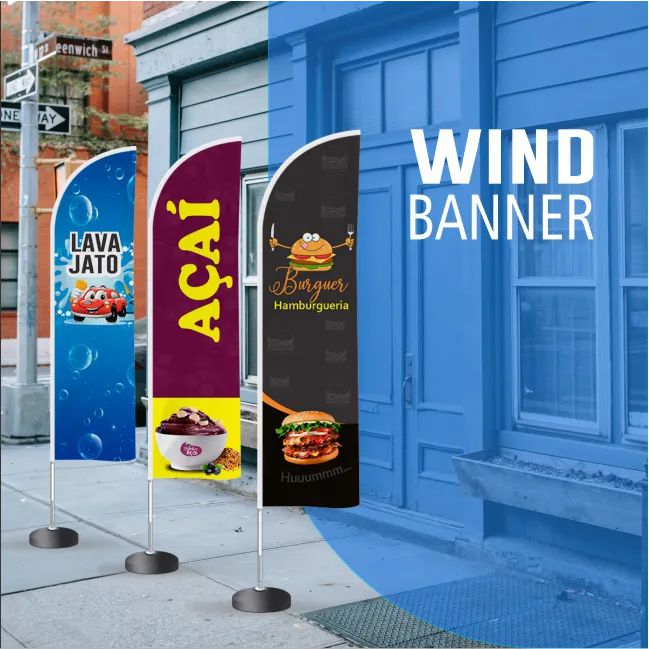 Wind Banner Personalizado | Sacola Ecológica.Com