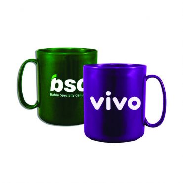 Caneca Redonda cor Metalizada 541